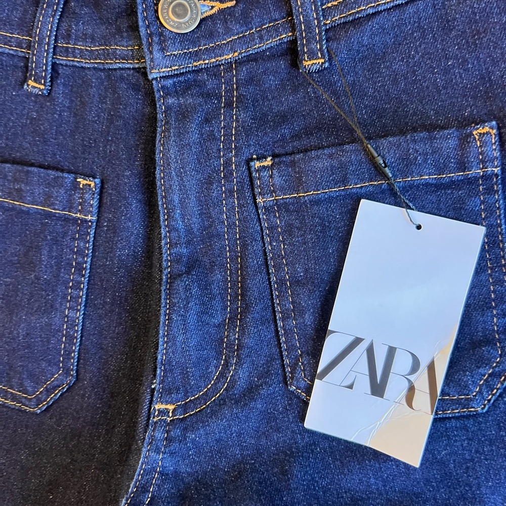 NWT Zara slim fit marine denim - Picture 4 of 9